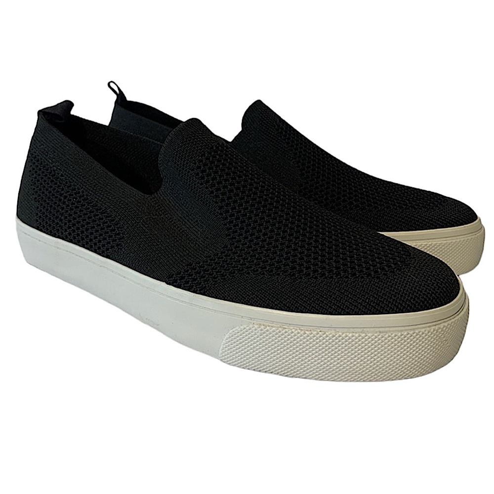 5 Old Navy Boys Black Jack Mesh Knit Slip On Shoes Loafers Flats Women’s Size 7